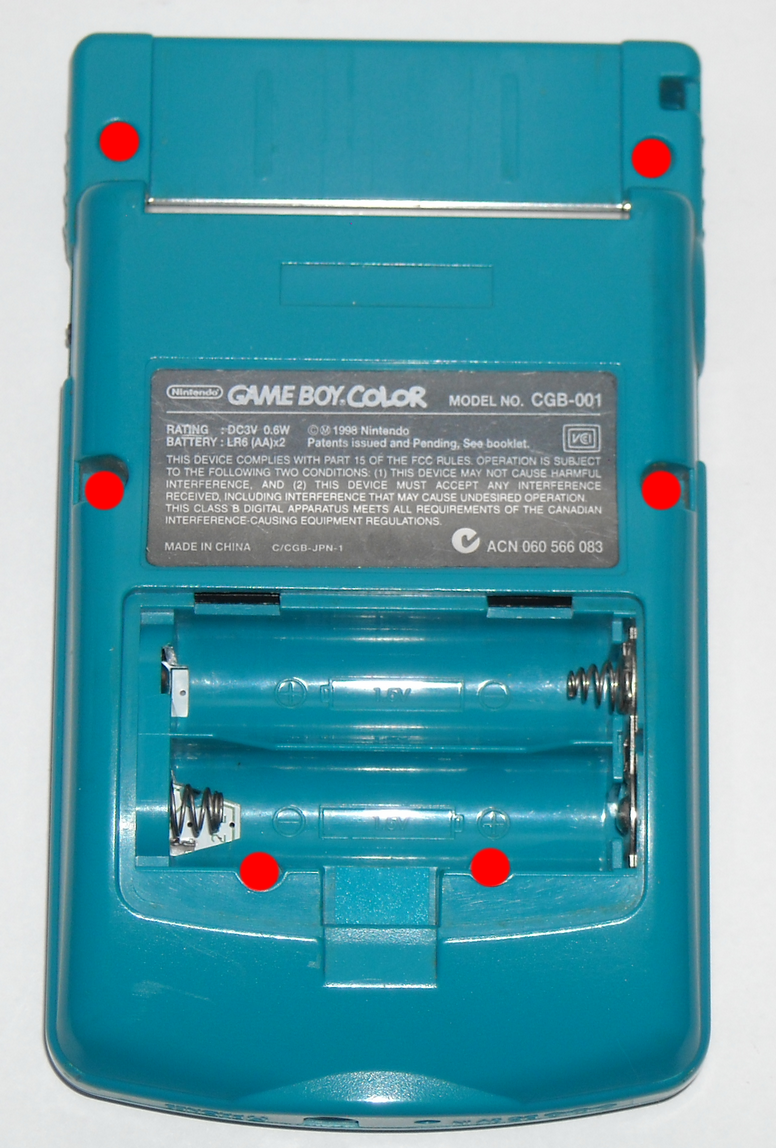 Game Boy Color Reshell Tutorial and Review
